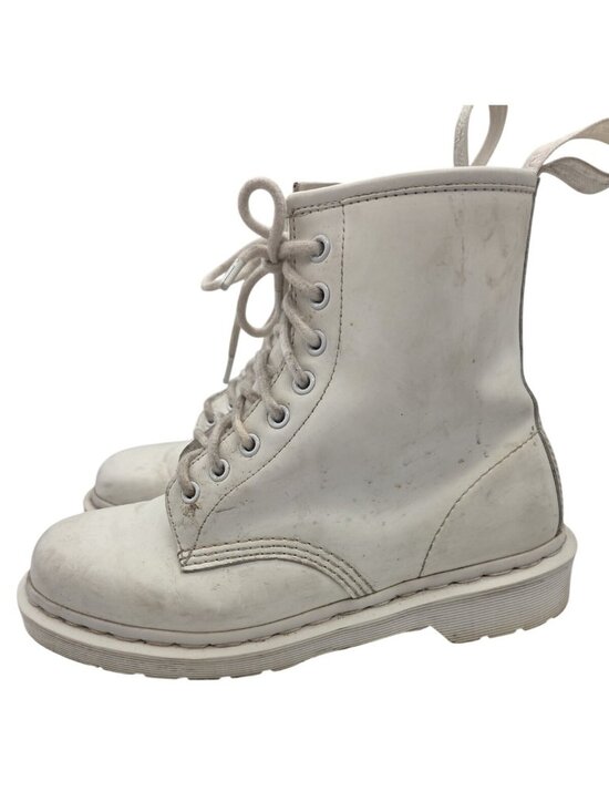 Dr. Martens Boots Womens 8 Men 7 White Leather 14357 Chukka  display picture 1